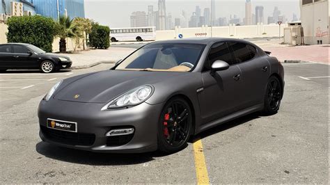 Porsche Panamera Grey Matt Wrap Wrapstyle