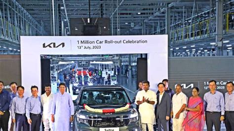 Kia India Achieves Manufacturing Milestone Of 1 Million Units New