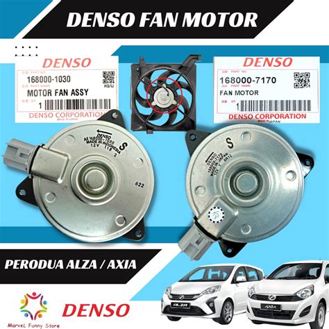 Perodua Alza Axia Original Denso Fan Motor Kipas Motor Shopee