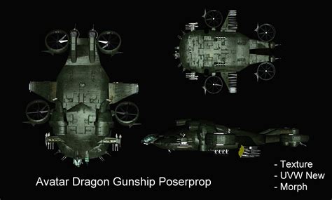 Dragon Gunship Avatar Prop Poser - Poser - ShareCG