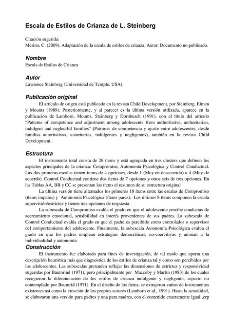 PDF Análisis factorial confirmatorio de la Escala de Estilos de