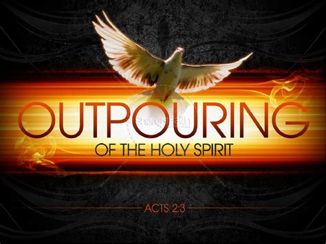 Outpouring Of The Holy Spirit Powerpoint Sermon Pentecost Powerpoints