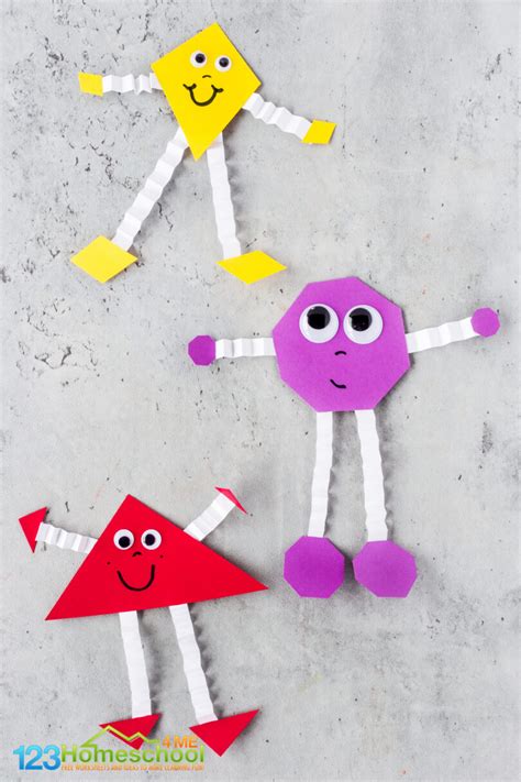 Shape Buddies Craft for Preschoolers