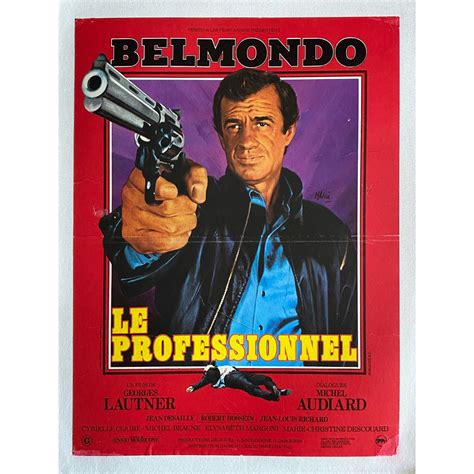 THE PROFESSIONAL French Linen Movie Poster 15x21 In 1981