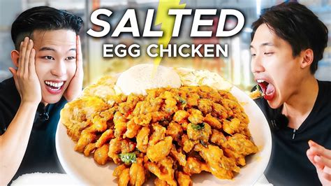 World’s Largest Salted Egg Chicken Rice Youtube