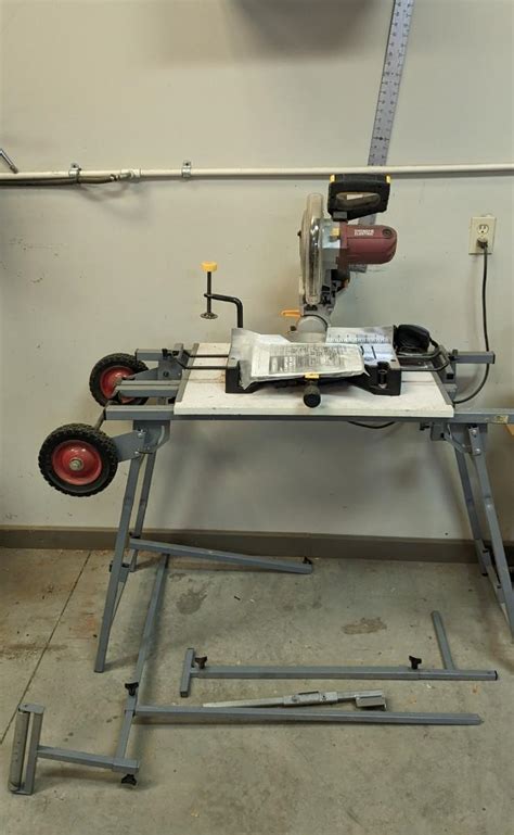 Chicago Electric Compound Slide Miter Saw W Laser Guide