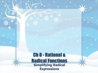 Ppt Radical Functions Rational Exponents Powerpoint Presentation