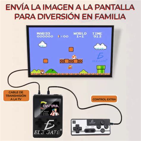 Sup Box Consola Game Boy Videojuego Retro Port Til Con Control Ele Gate