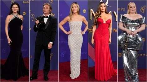Emmys 2024 Red Carpet Selena Gomez Jeremy Allen White Nicola