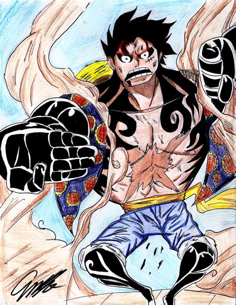 Monkey D.Luffy GEAR FOURTH!!!! by dulest9494 on DeviantArt