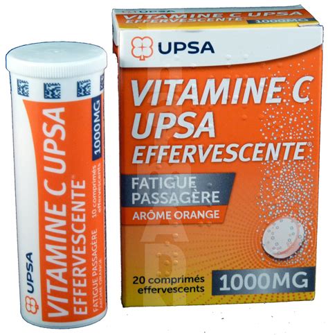 Vitamine C Upsa Effervescente Mg Tubes De Comprim S Bristol