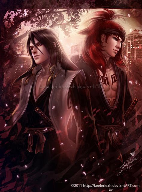 Back In Bleach Byakuya Renji By Keelerleah On Deviantart