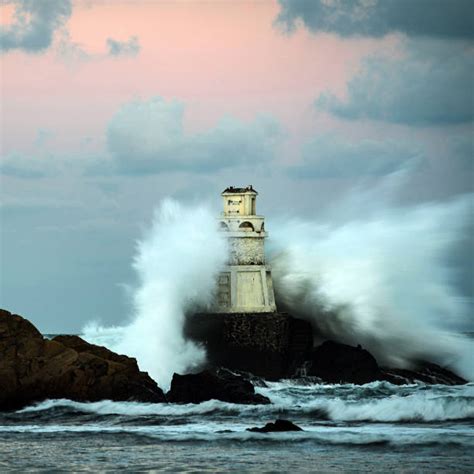 130 Waves Hitting Lighthouse Stock Photos Pictures And Royalty Free