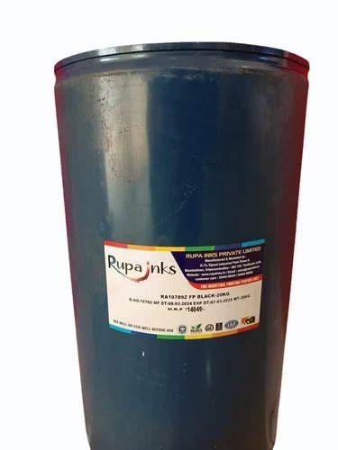 Rupa Inks Fp Black Solvent Based Rotogravure Flexo Ink At Best Price In