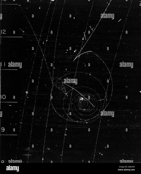 Bubble Chamber Event A Rare Decay Of A Lambda Into A Negative Muon A