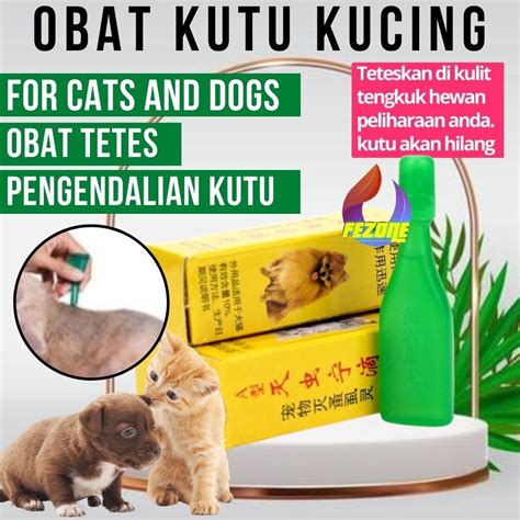 Jual Obat Kutu Kucing Anjing Tetes Tengkuk Ml Terbukti Ampuh