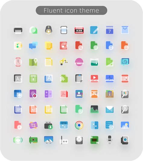 Fluent icon theme by vinceliuice on DeviantArt