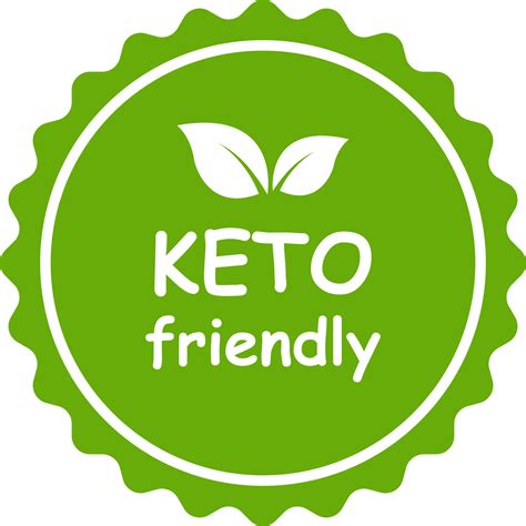 Keto Friendly Diet Healthy Food Label Icon For Graphic Design Logo