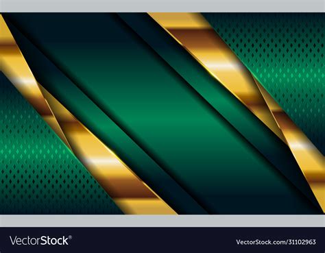 Gold And Green Background