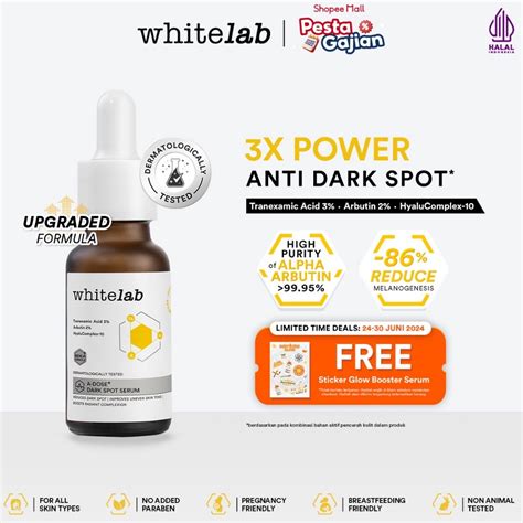 Jual UPGRADED FORMULA Whitelab ADose Glowing Serum Serum Arbutin