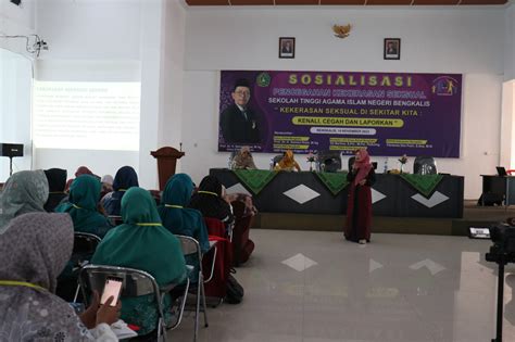 Psga Stain Bengkalis Gelar Sosialisasi Pencegahan Kekerasan Seksual