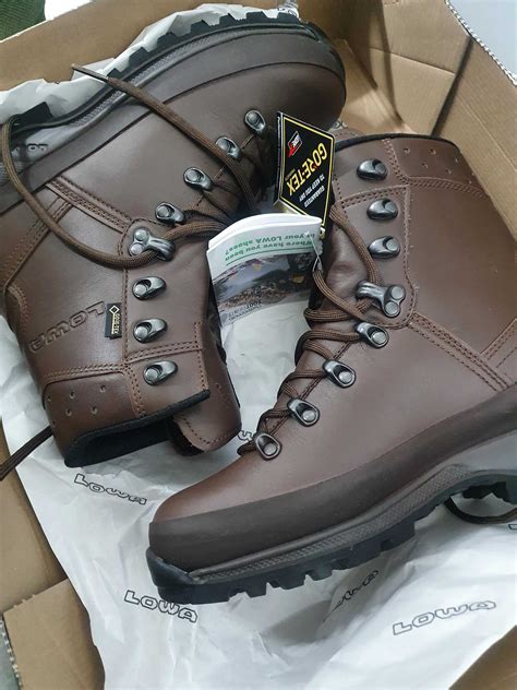 Lowa Mountain Boot GTX brązowe Gore Tex buty wojskowe górskie trekking