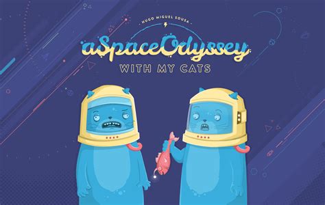 My Own Website A Space Odyssey With My Cats On Behance