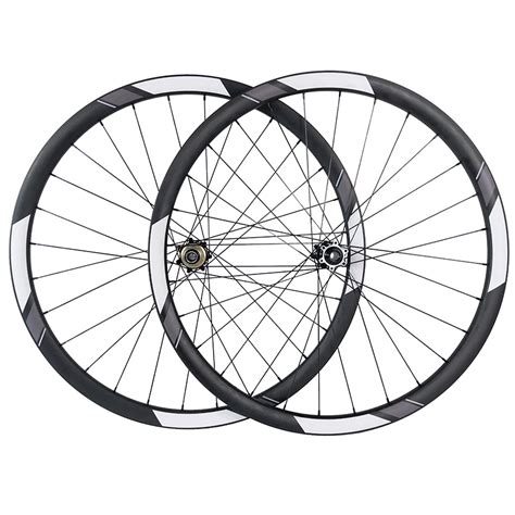 29er MTB XC 28mm Asymmetric TUBELESS TAPELESS Carbon Wheels 28mm Deep