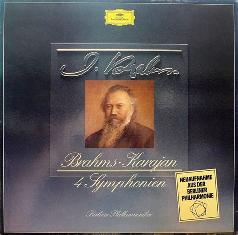 Brahms Karajan Berliner Philharmoniker 4 Symphonien 1978 Vinyl