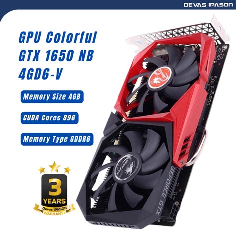 Colorful Gpu Geforce Gtx Nb Gd V Gb Gpu