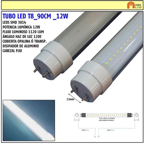 Tubo Led T Cm W Agraled