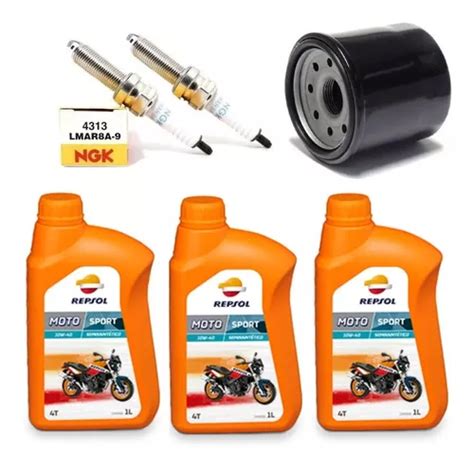 Kit Troca Leo Vela Filtro Repsol W Mt Ffp Lmar A Frete Gr Tis