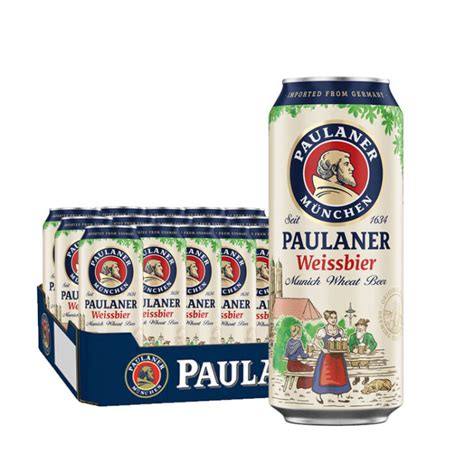 保拉纳柏龙（paulaner）小麦啤酒 500ml24听整箱装 德国进口【图片 价格 品牌 评论】 京东