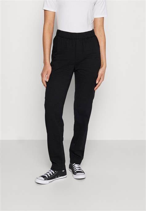 Gap Tall Broken Pull On Pant Cargo Trousers Black Zalando Ie