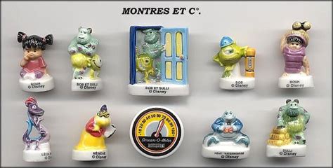 SERIE COMPLETE DE FEVES MONSTRES ET COMPAGNIE DISNEY Fèves de