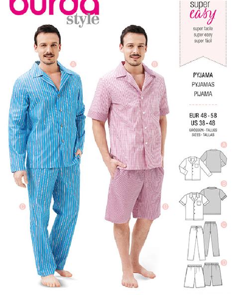 Patron Pyjama Burda Mercerine