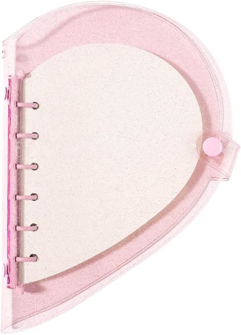 Amazon NEWEST Cute Heart Shape Notebook Binder Cover With 80