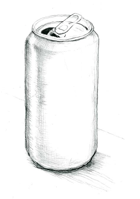 Pencil In Drawing A Cylinder