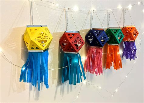 Pack of 10 / 5 Small Lanterns for Diwali Festival Ecofriendly - Etsy