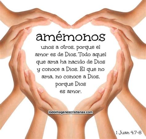 Imágenes Cristianas con frases Dios es amor