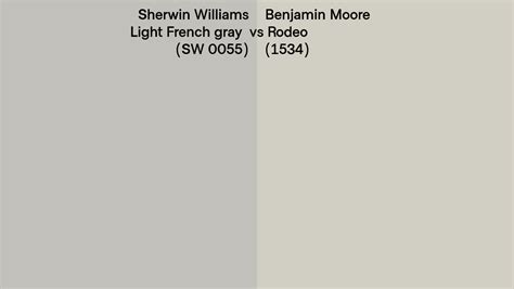 Sherwin Williams Light French Gray Sw 0055 Vs Benjamin Moore Rodeo