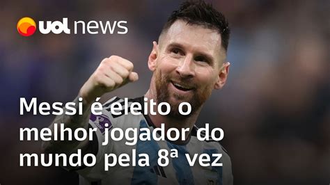 Messi desbanca rivais aos 36 anos e é eleito o melhor jogador do mundo