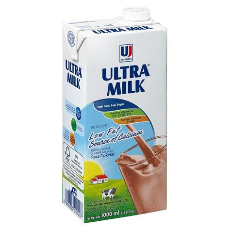 Jual Ultra Milk Susu UHT Low Fat Rasa Coklat 1000 Ml Shopee Indonesia