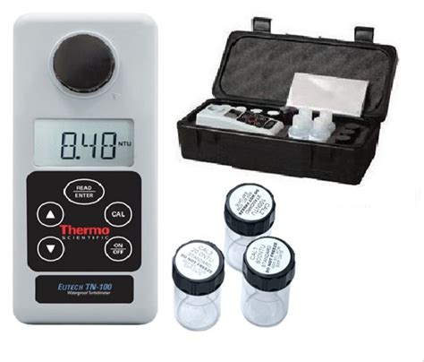 Eutech Instruments Waterproof Portable TN100 Turbidity Meter Kit At