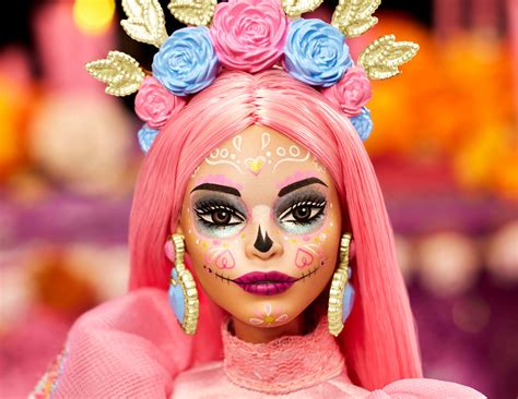 2023 Día De Muertos Barbie Pink Magnolia Doll Mattel Creations