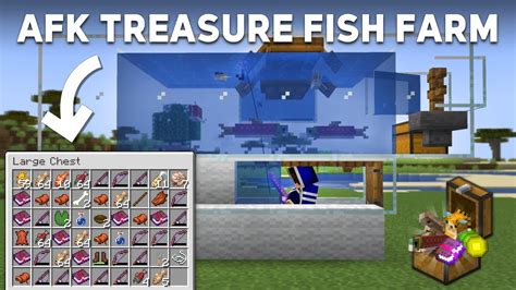 Minecraft AFK Fish Farm 1 20 Tutorial Easiest Treasure Loot Fish Farm