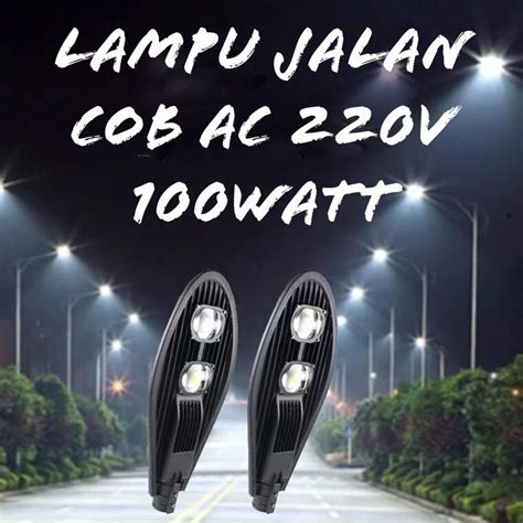 Jual LAMPU JALAN PJU LED 100W COBRA 100 WATT COBRA 100 W COB PUTIH