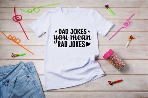 Dad Jokes You Mean Rad Jokes Graphic By MockupsHouse Creative Fabrica