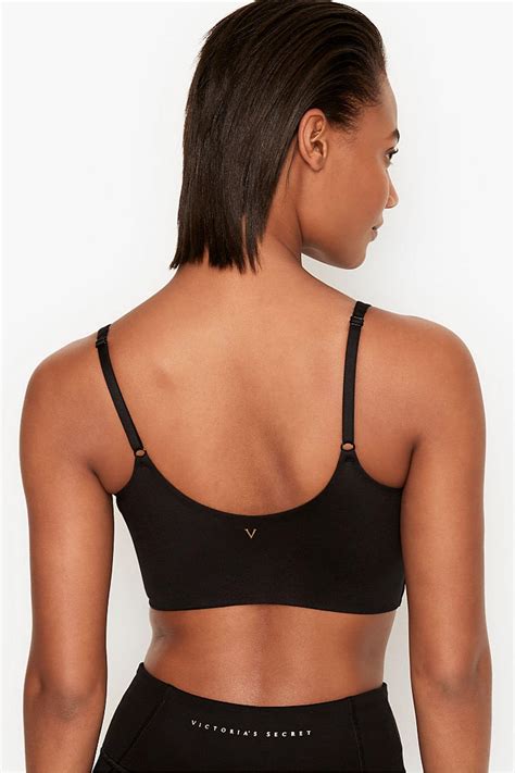 Buy Victoria S Secret Black Smooth Strappy Back Non Wired Medium Impact Sports Bra From The