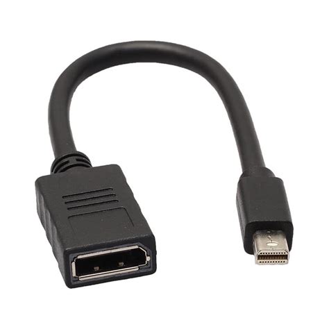 Mini Display Port Male Dp Thunderbolt To Female Dp Displayport Adapter